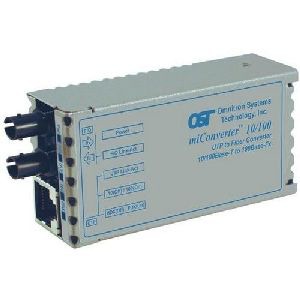 Omnitron systems technology Omnitron miConverter Miniature UTP to 100 Fiber Media Converter - 1100-0